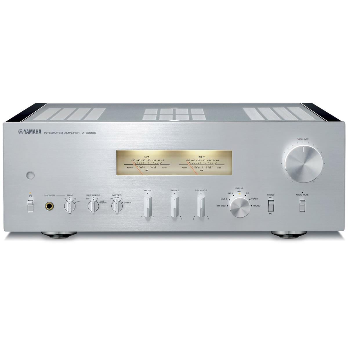 Yamaha A-S2200 2-Ch Integrated Amplifier, Silver -  A-S2200SL