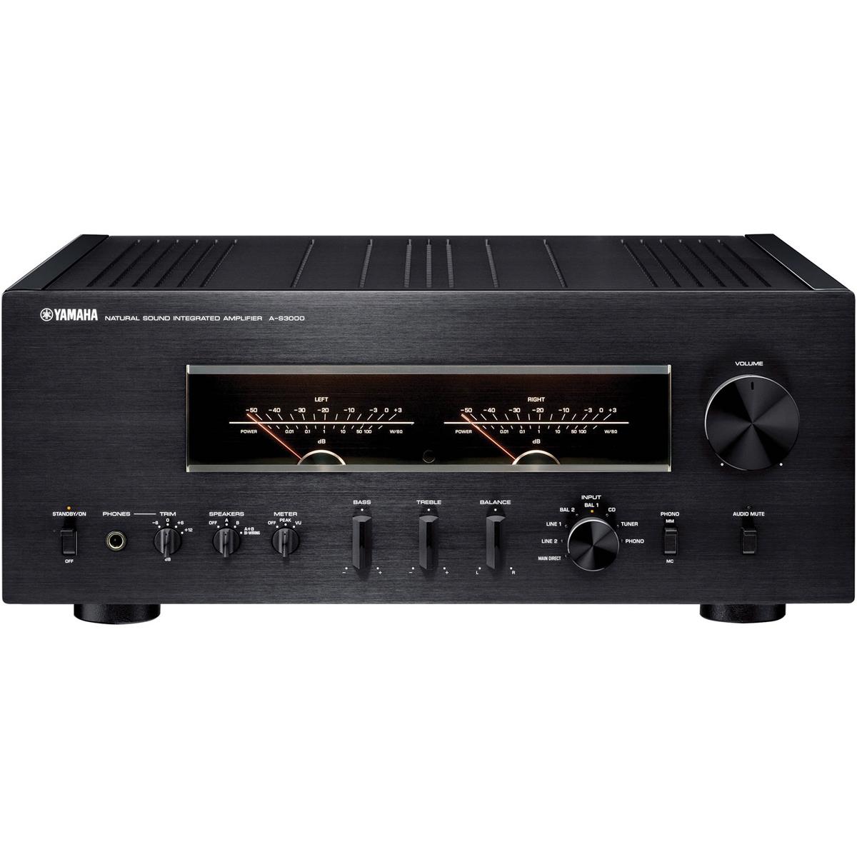 Yamaha A-S3000 Natural Sound Integrated Amplifier, Black -  A-S3000BL