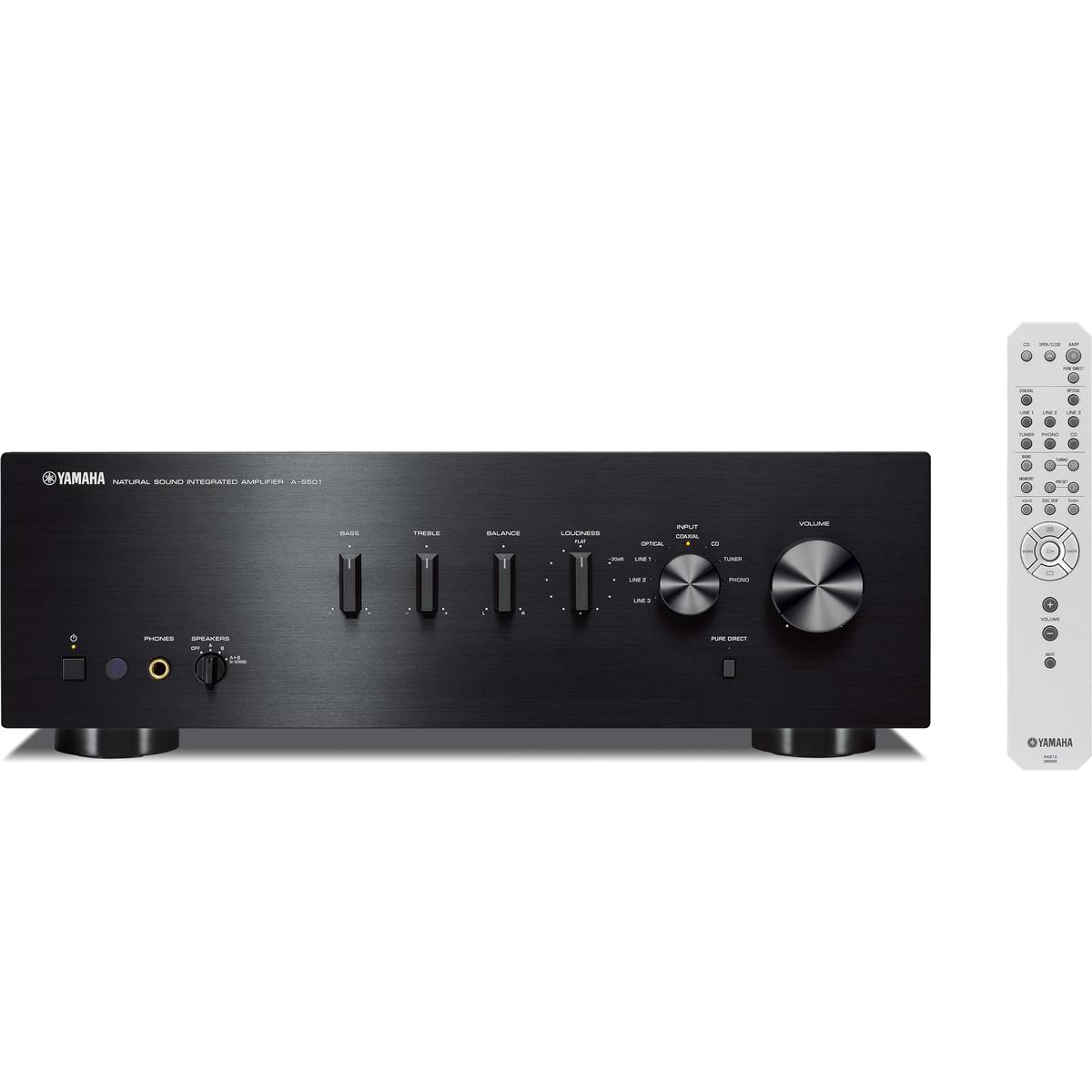 Yamaha A-S501 Integrated Amplifier, Black -  A-S501BL