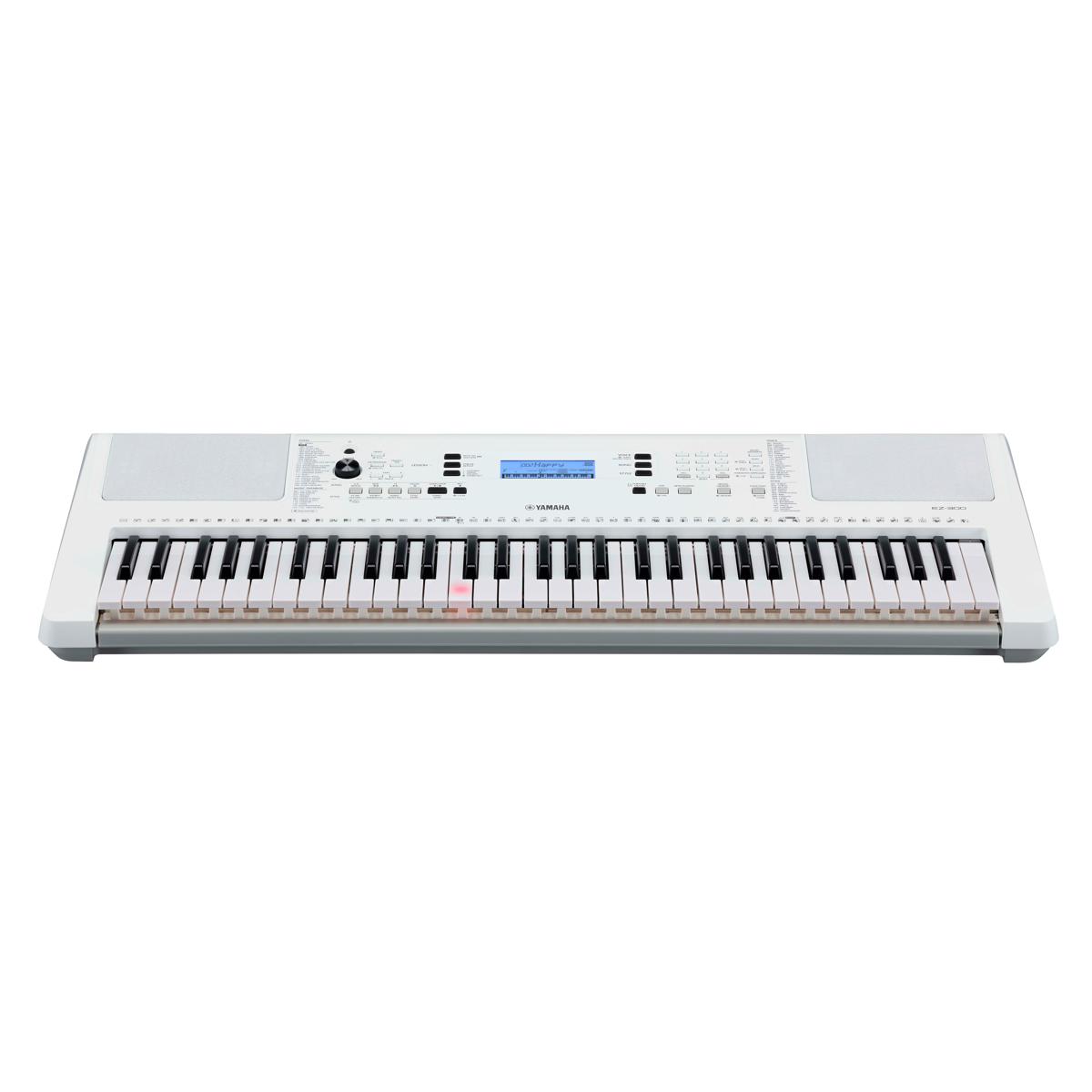 Yamaha EZ-300AD 61-Key Portable Lighted Keyboard with Power Adapter -  EZ300AD