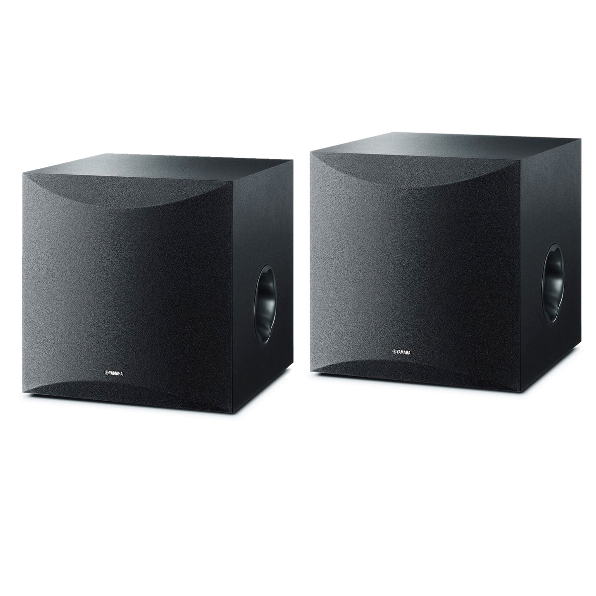 Yamaha 2x NS-SW100 10" Powered Subwoofer, 100W Dynamic Power -  NS-SW100BL 2