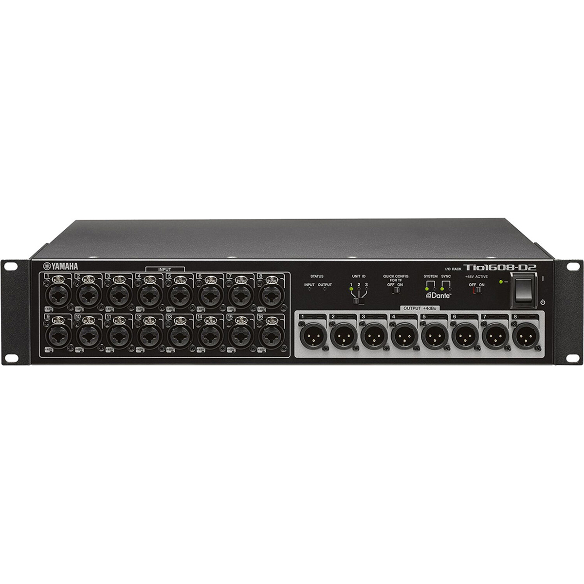 Image of Yamaha Tio1608-D2 16-Input Digital Stage Box with Dante