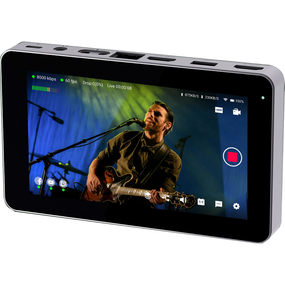 

Yololiv YoloLiv YoloBox Mini Ultra-Portable AIO Smart Live Streaming Encoder & Monitor