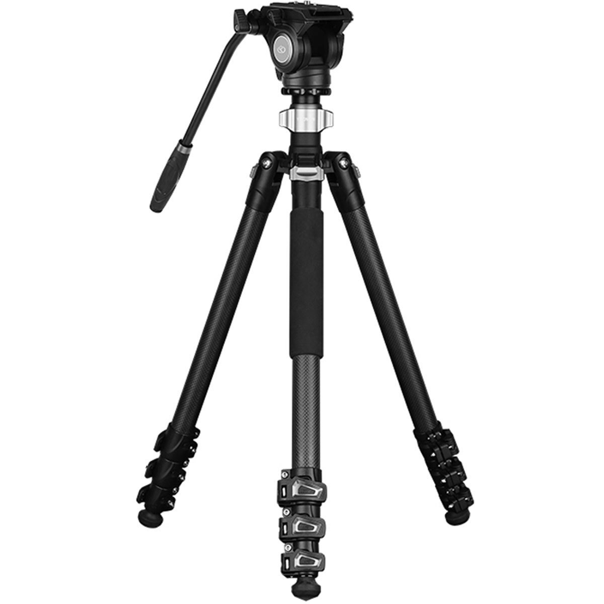 

YC Onion TSCP165 4-Section Carbon Fiber Travel Tripod with FH60 Fluid Head