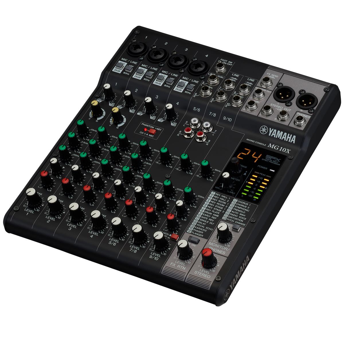 Image of Yamaha MG10X CV 10-Input Stereo Mixer with Effects