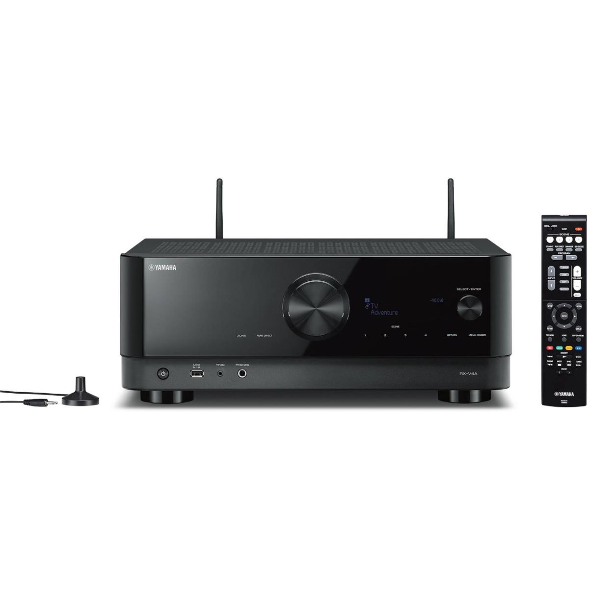 Image of Yamaha RX-V4A 5.2-Channel AV Receiver with 8K HDMI and MusicCast