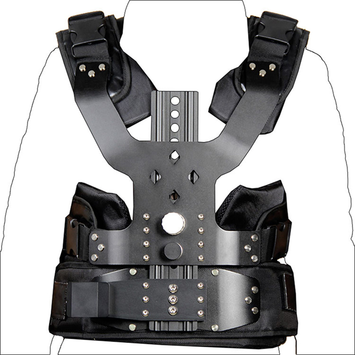 

YELANGU Video Photography Studio Stabilizer Kit w/ Vest Rig & Double Arm