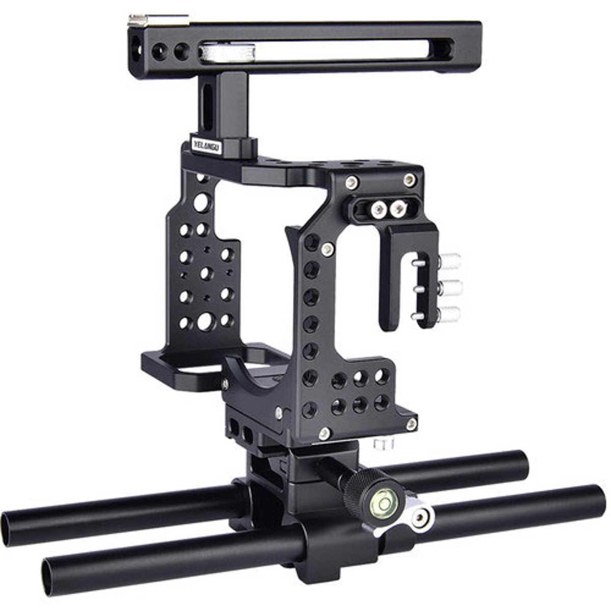 

YELANGU CA7 Camera Cage Kit with Top Handle Grip Stabilizer for Sony A7 Camera