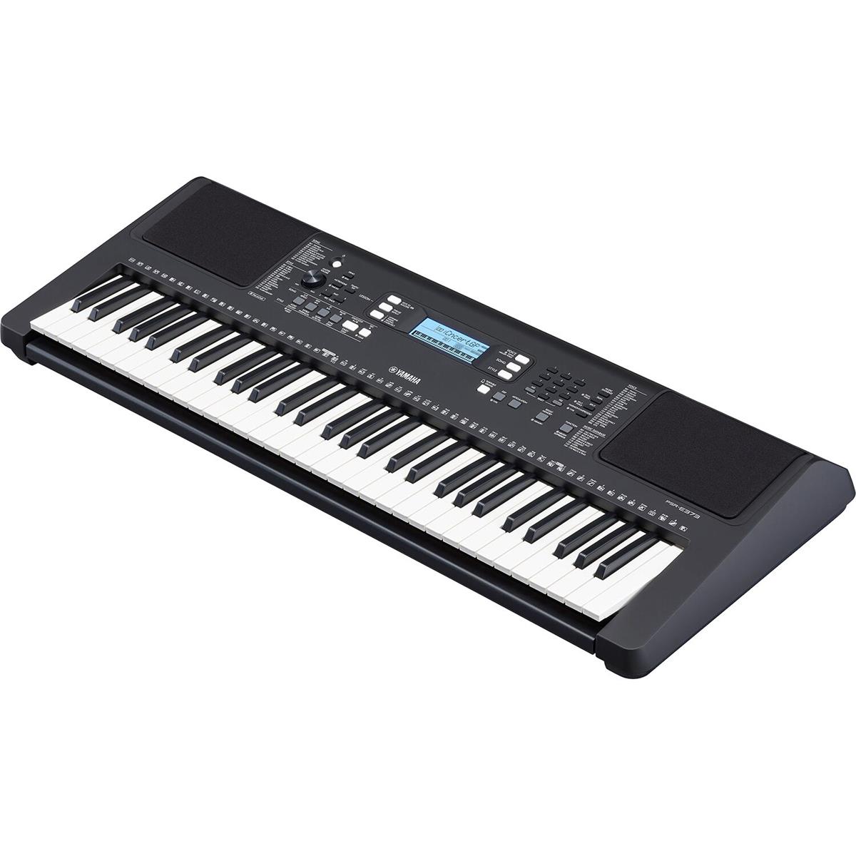 

Yamaha PSR-E373 61-Key Portable Keyboard with AC Adapter, Black