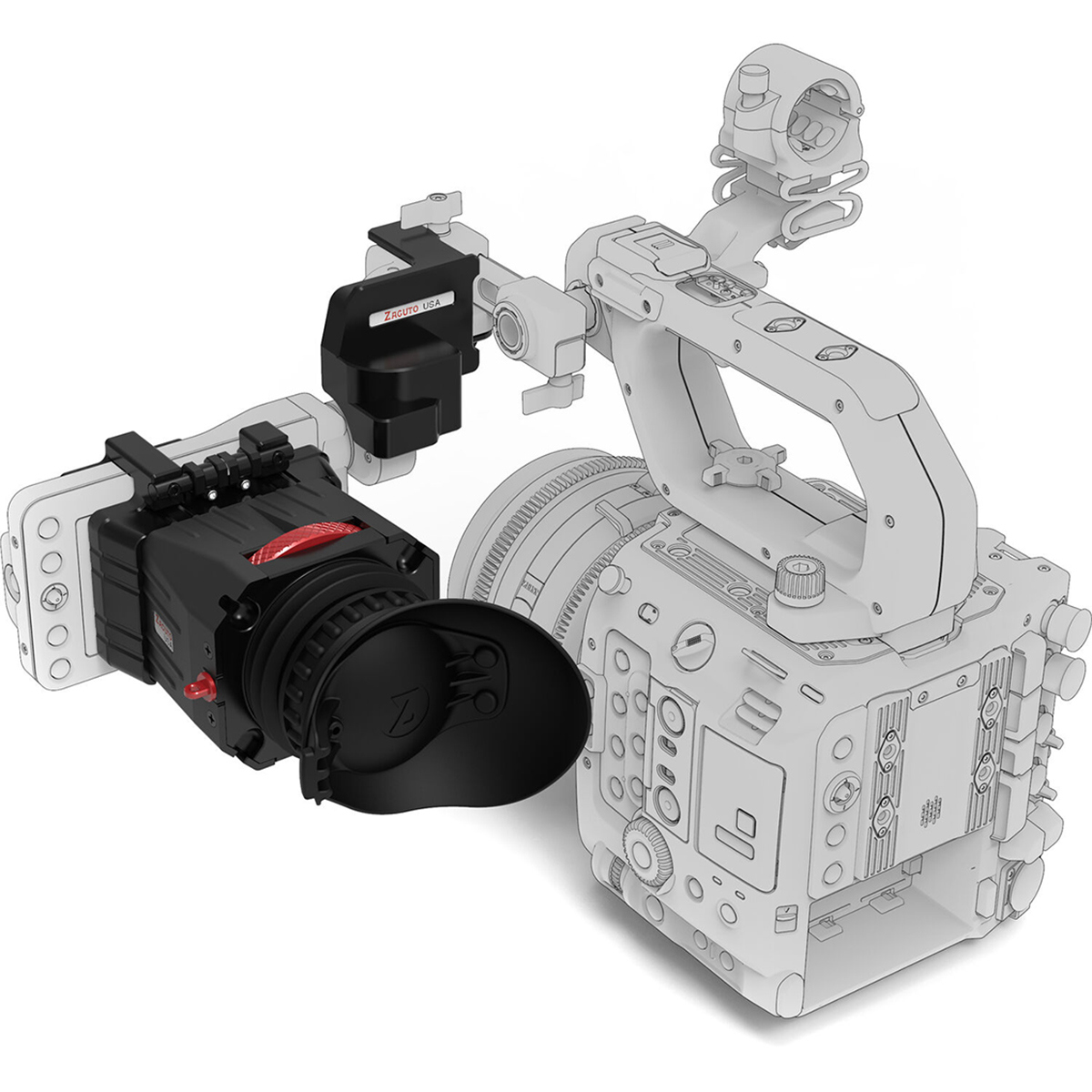 

Zacuto Z-Finder Optical Viewfinder for Canon C400 Cinema Camera, Black
