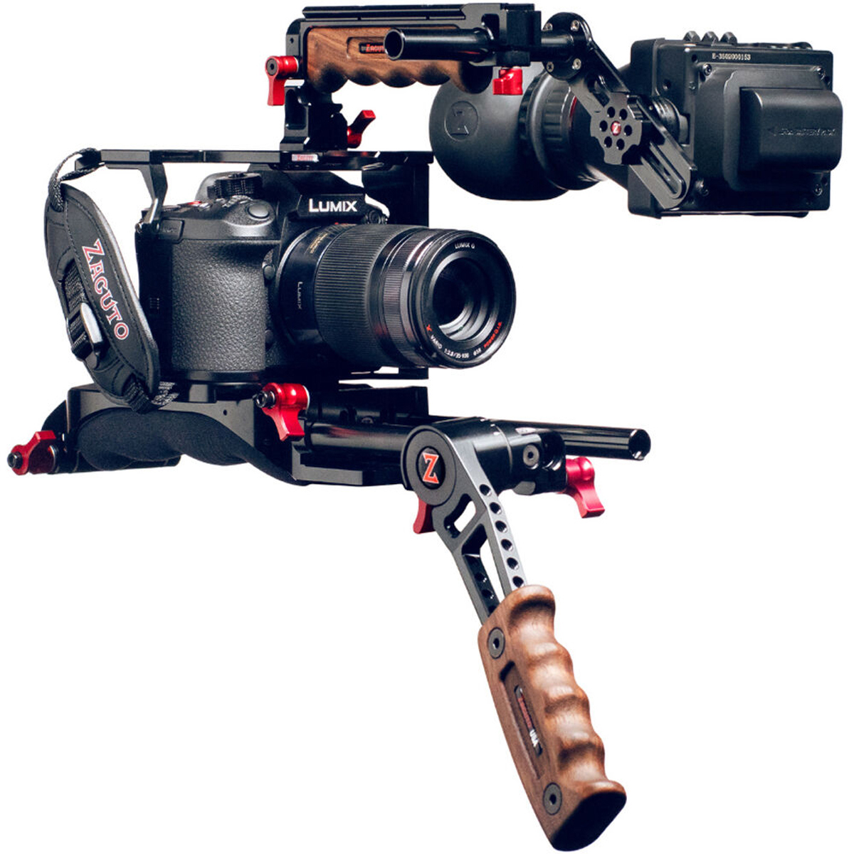 

Zacuto ACT Recoil Rig for Panasonic GH6 Camera Cage