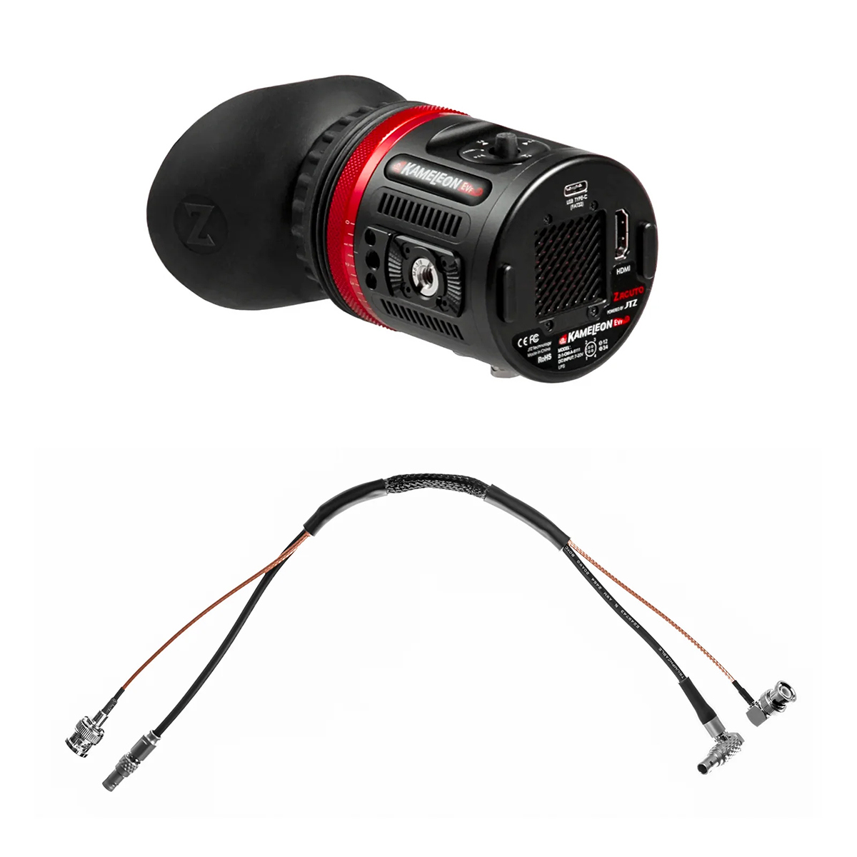 

Zacuto Kameleon Pro EVF Viewfinder with 24" LEMO/SDI Cable for RAPTOR/RAPTOR XL