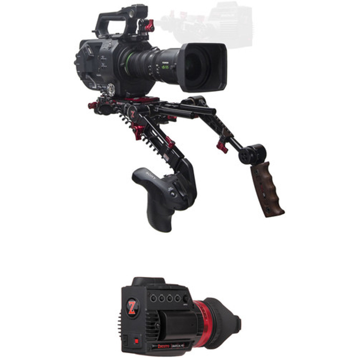 

Zacuto Gratical HD Viewfinder Bundle with Dual Trigger Grip for Sony FS7 Camera
