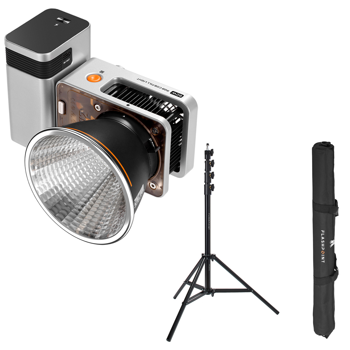 

Zhiyun PLX104 MOLUS X60RGB 60W RGB COB LED Light Combo Kit, with 9.5' Pro Stand