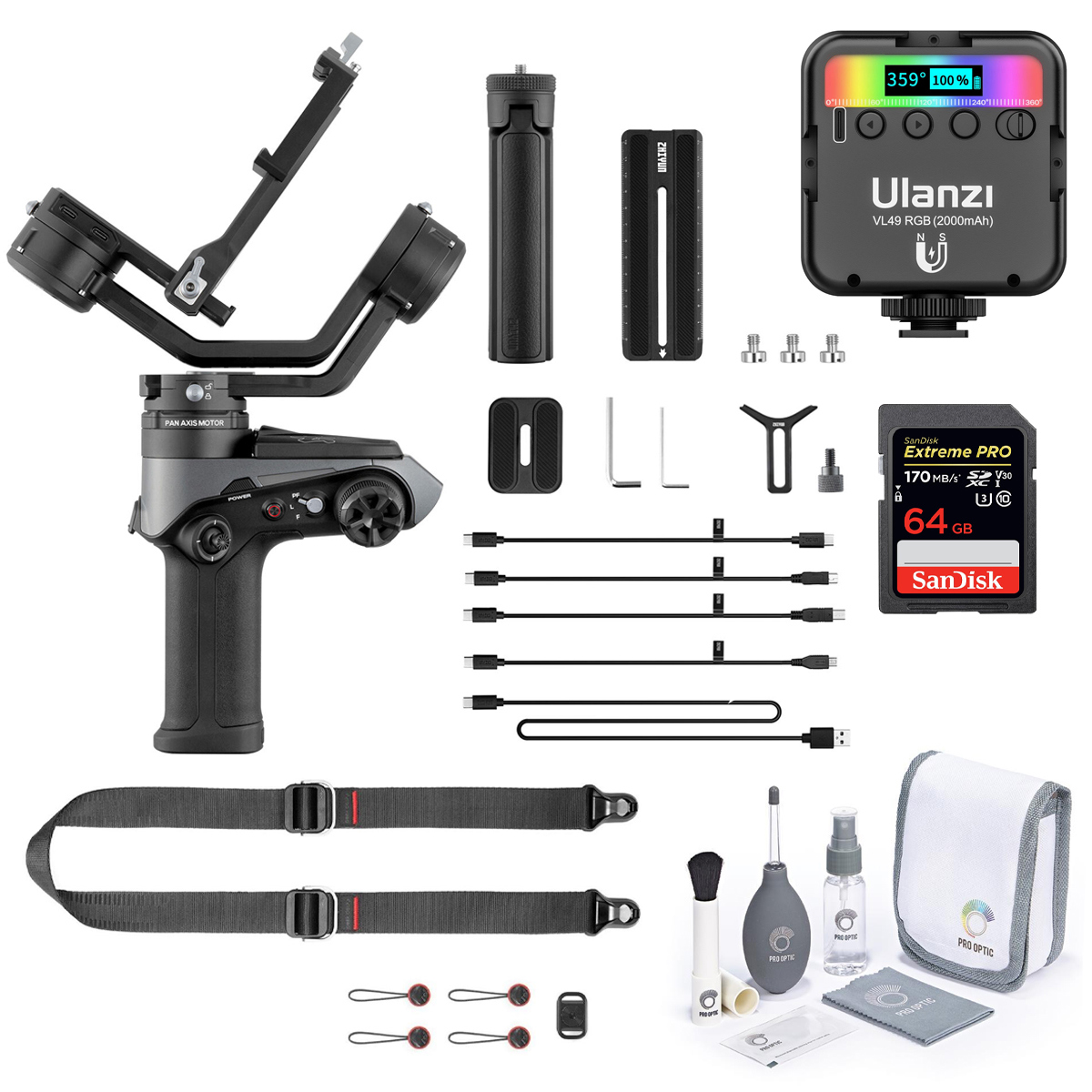 

Zhiyun Weebill 2 Combo Handheld Stabilizer with Accessories Kit
