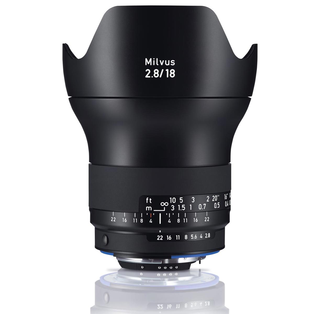 

Zeiss Milvus 18mm f/2.8 ZF.2 Lens for Nikon F