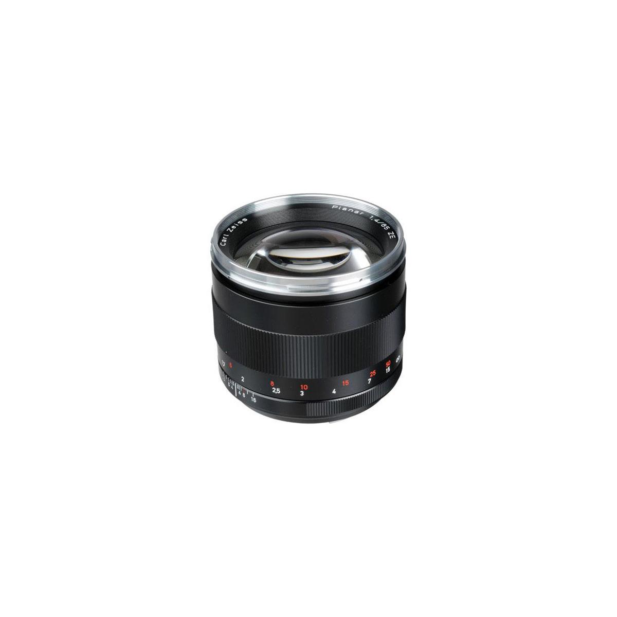 Zeiss 85mm f/1.4 Planar T* ZE Lens for Canon EF -  1677-838