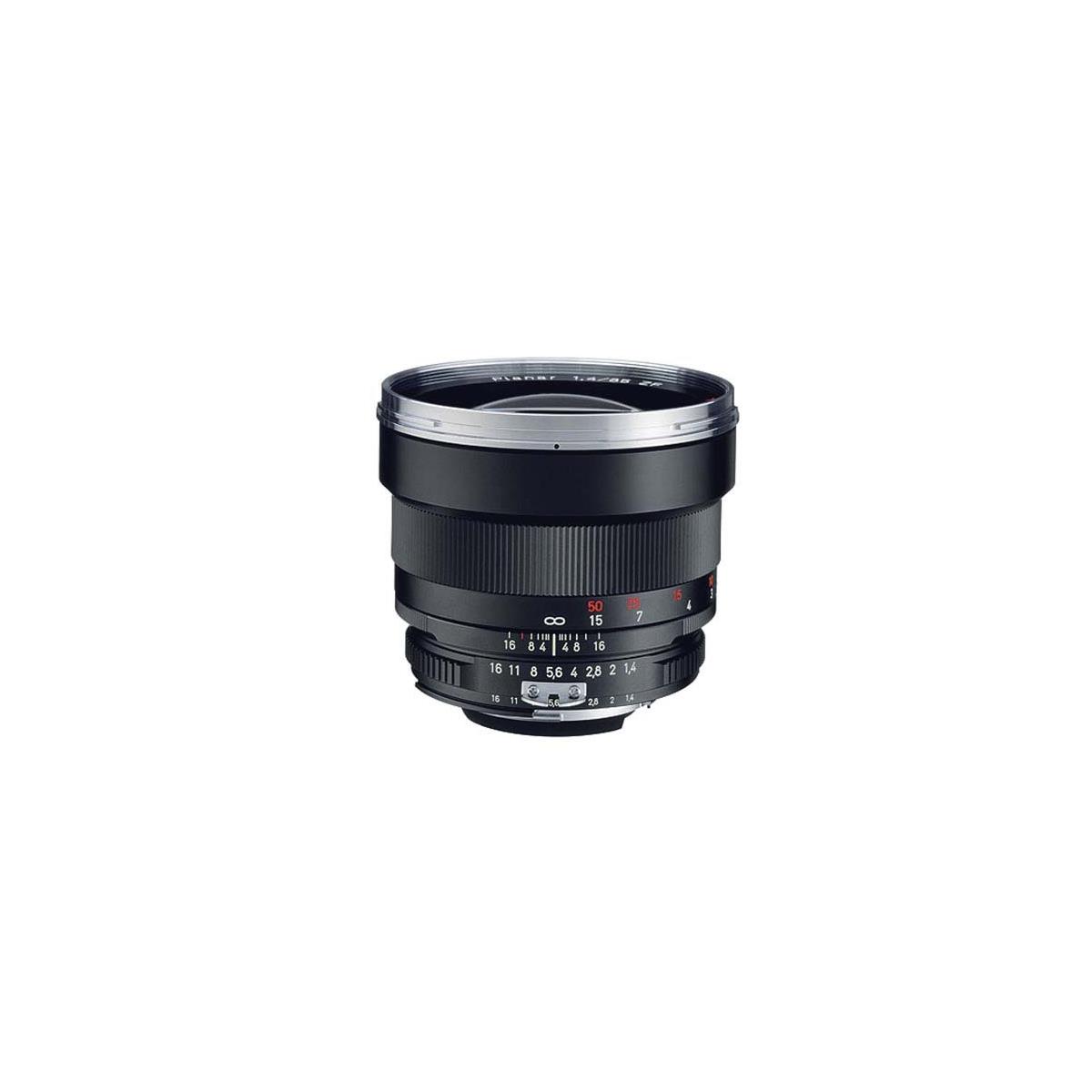 Zeiss 85mm f/1.4 Planar T* ZF MF Telephoto Lens -  1405176
