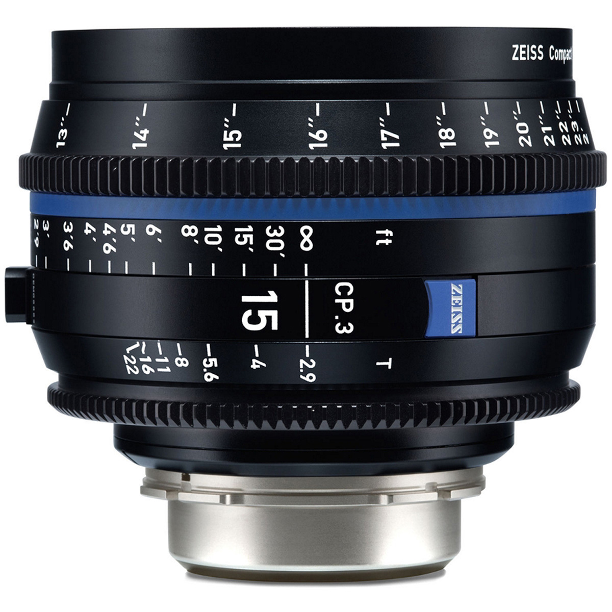 

Zeiss CP.3 15mm T2.9 Compact Prime Cine Lens for with PL Mount, Meter