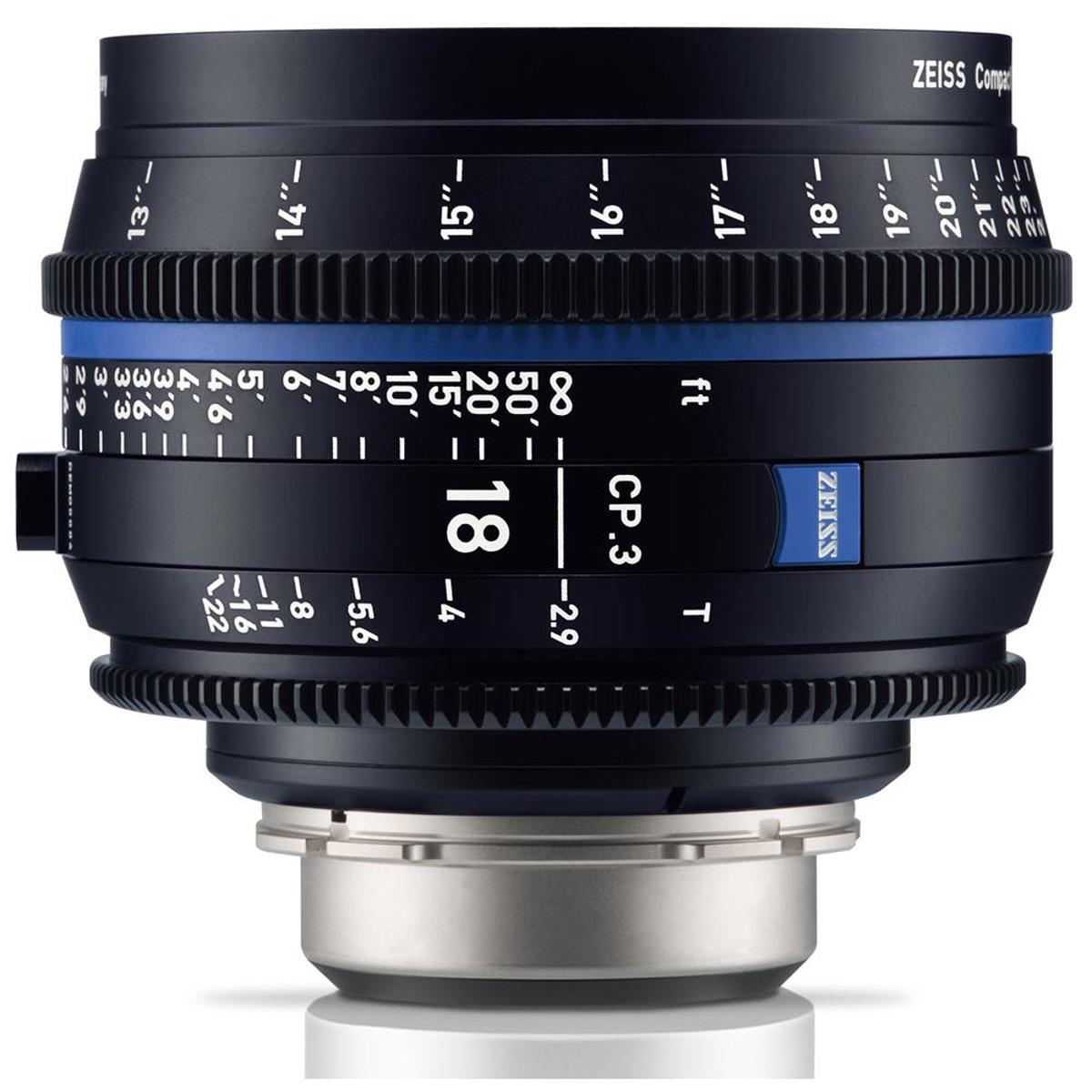 

Zeiss CP.3 18mm T2.9 Compact Prime Cine Lens for PL Mount, Meter