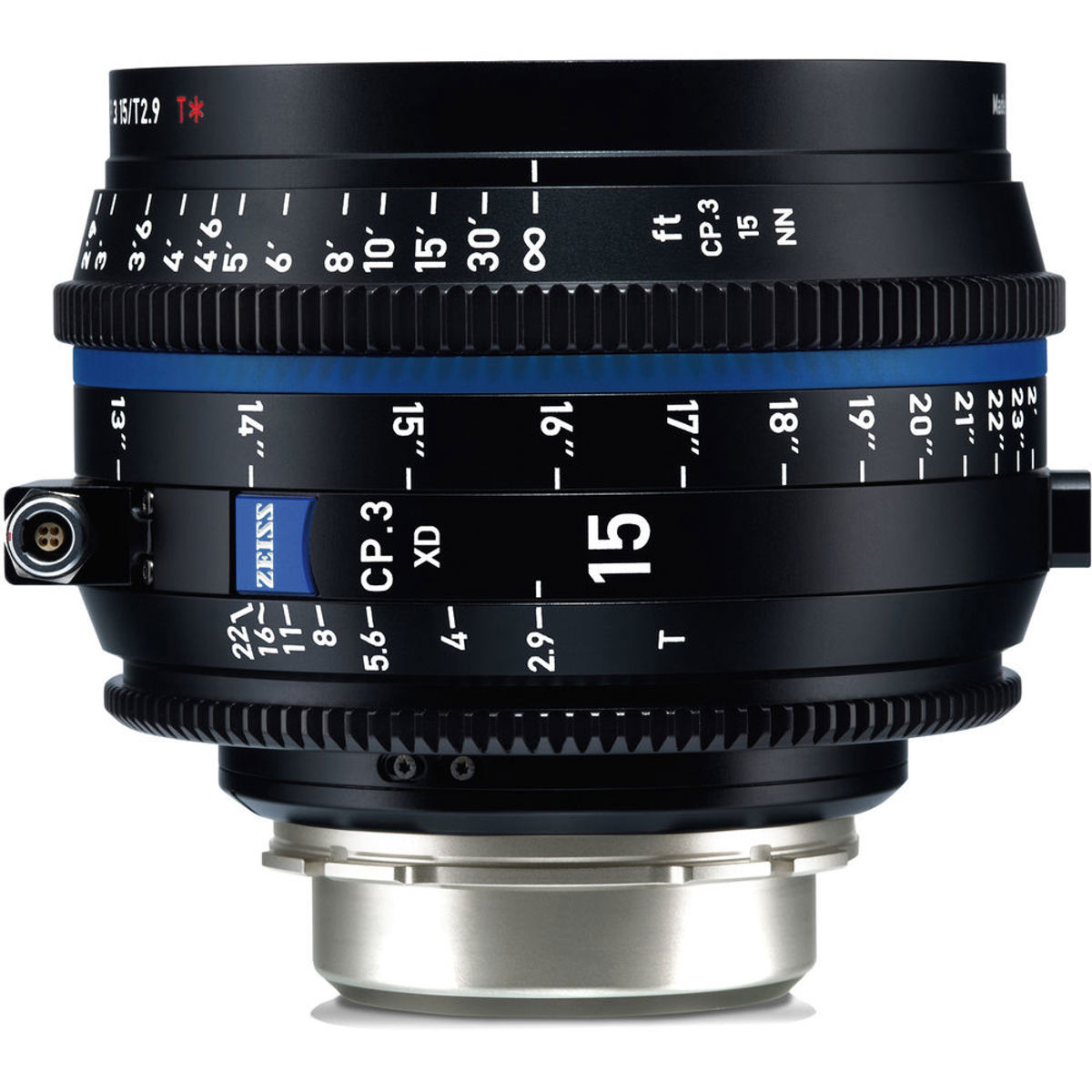 

Zeiss CP.3 XD 15mm T2.9 Compact Prime Cine Lens for PL Mount, Feet