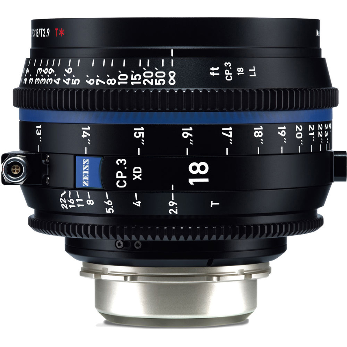 Photos - Camera Lens Carl Zeiss Zeiss CP.3 XD 18mm T2.9 Compact Prime Cine Lens for PL Mount, Feet 2186-82 