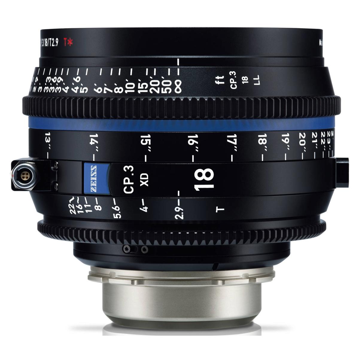 

Zeiss CP.3 XD 18mm T2.9 Compact Prime Cine Lens for PL Mount, Meter