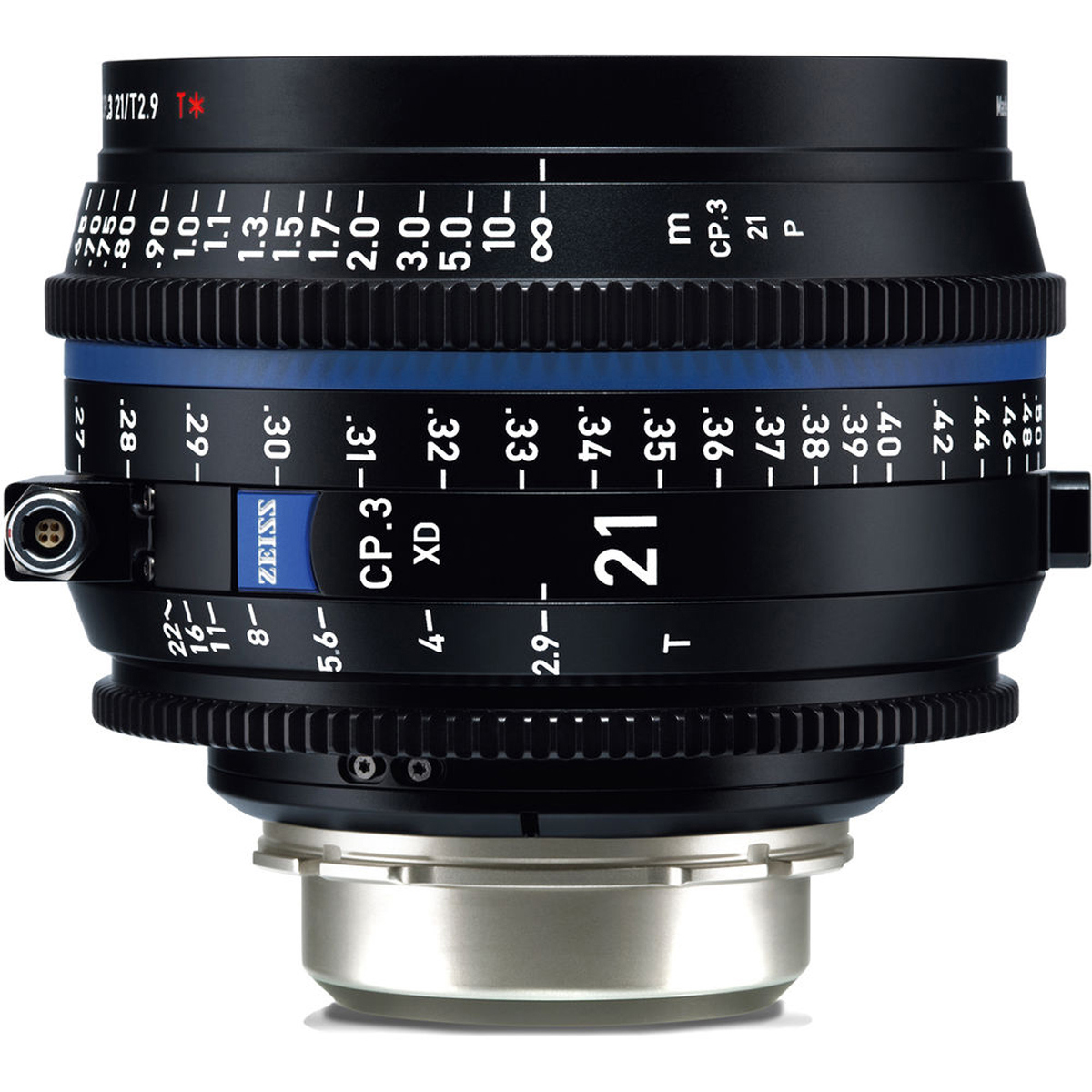 

Zeiss CP.3 XD 21mm T2.9 Compact Prime Cine Lens for PL Mount, Feet