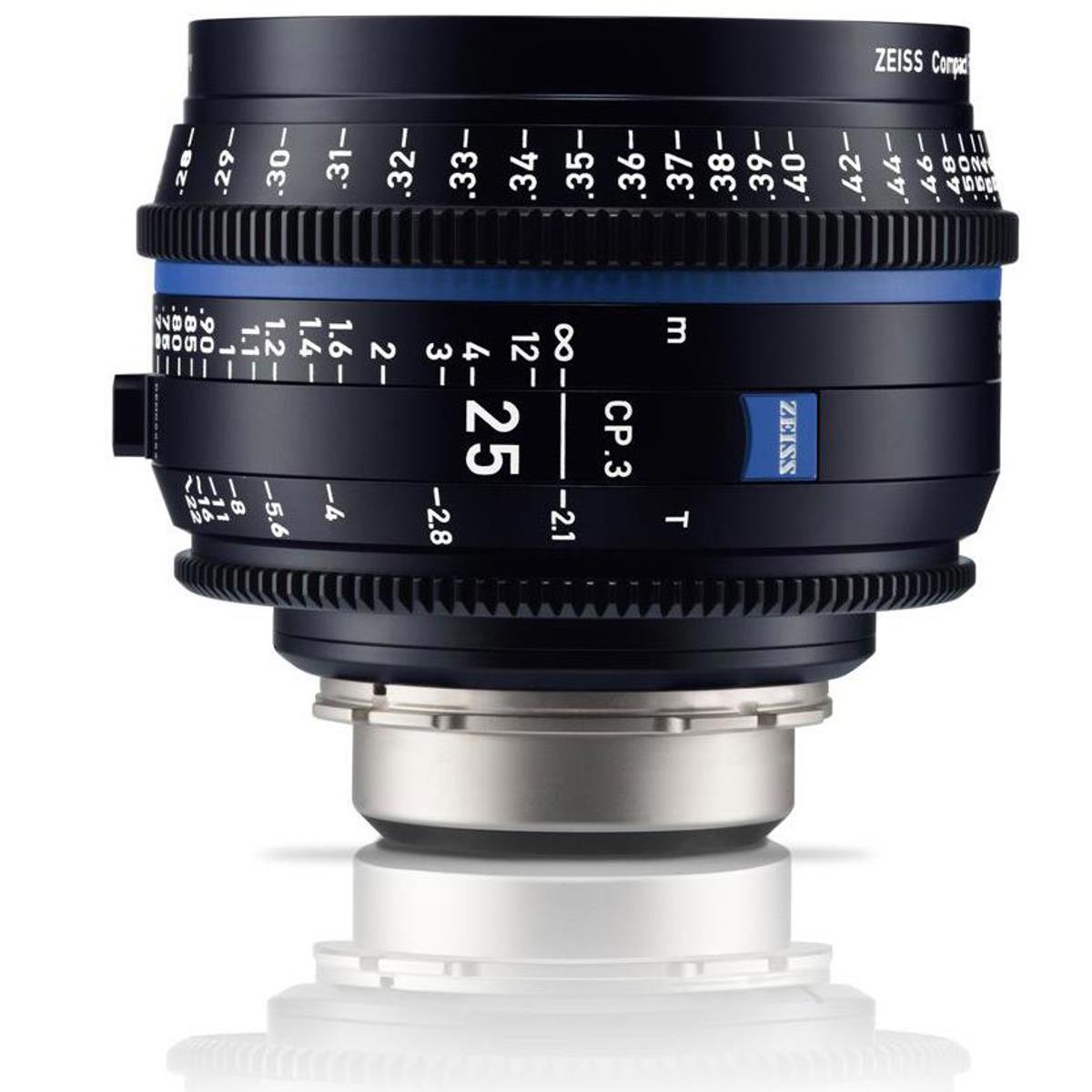 

Zeiss CP.3 XD 25mm T2.1 Compact Prime Cine Lens for PL Mount, Meter