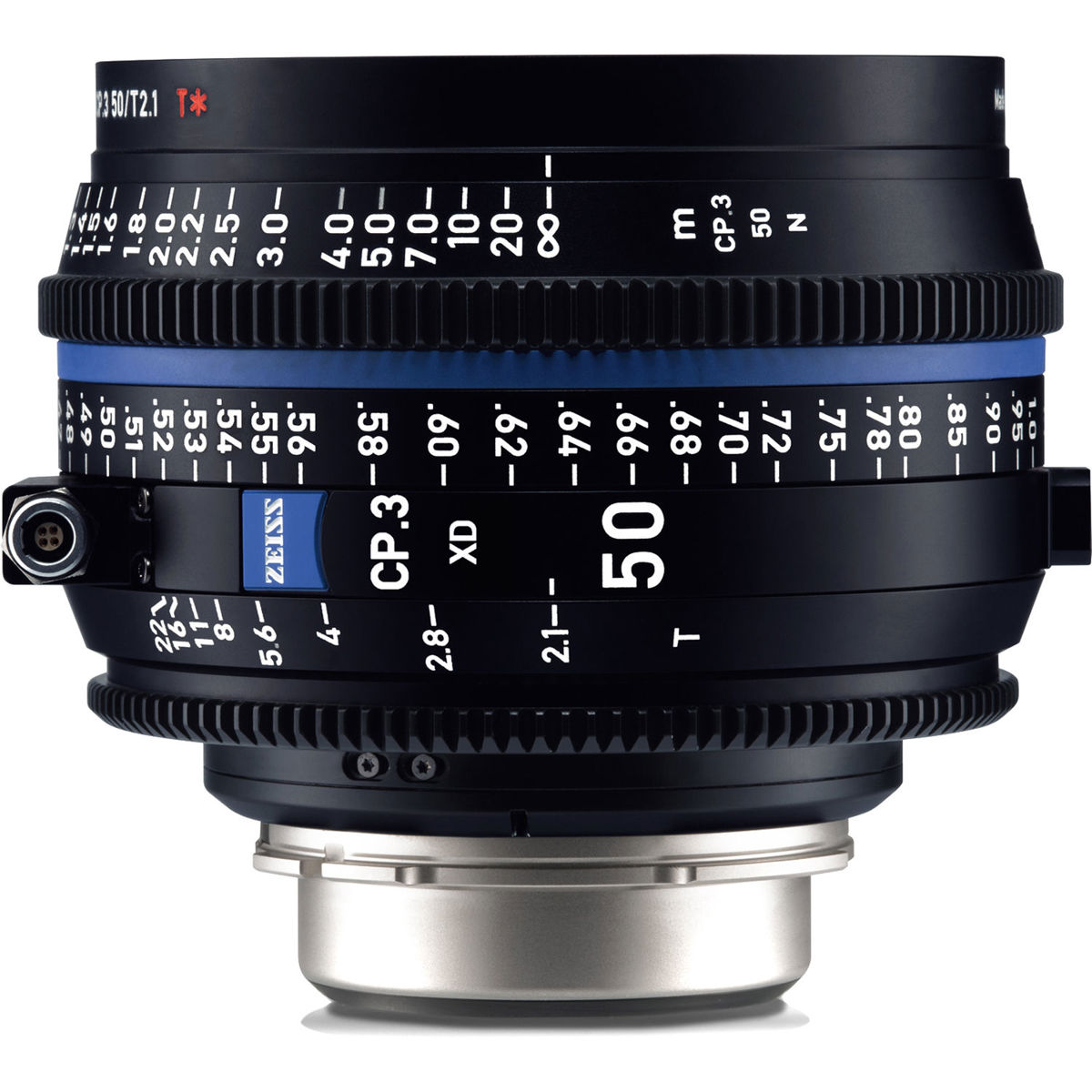 

Zeiss CP.3 XD 50mm T2.1 Compact Prime Cine Lens for PL Mount, Feet