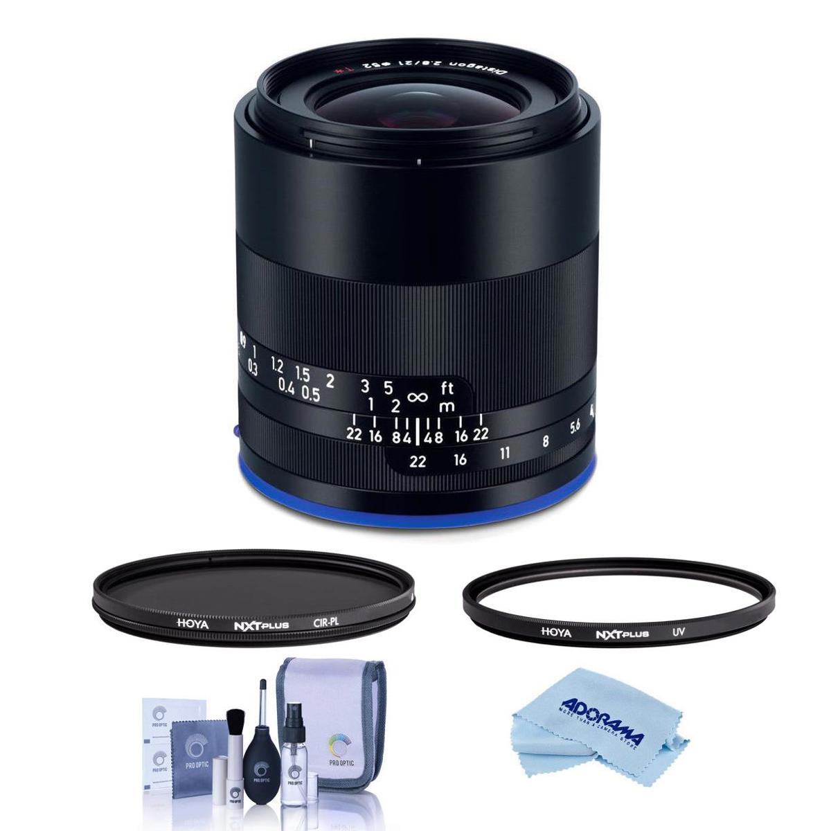 

Zeiss Loxia 21mm f/2.8 Lens for Sony E with Hoya 52mm UV+CPL Filter Kit