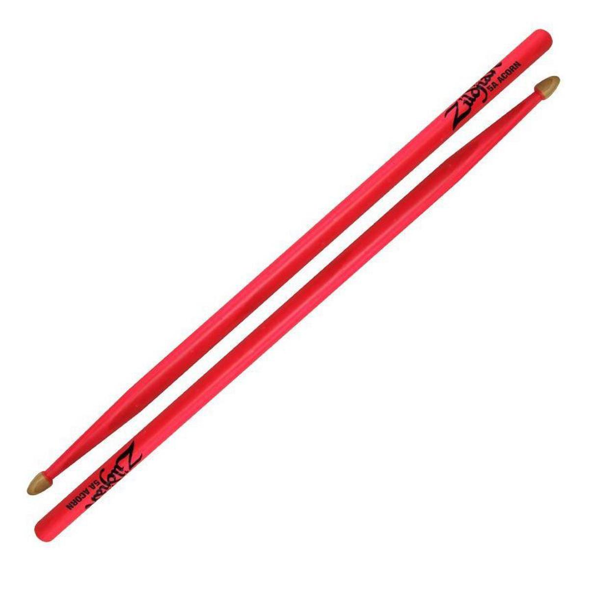 

Zildjian 5A Acorn Wood Neon Pink Drumsticks, Pair