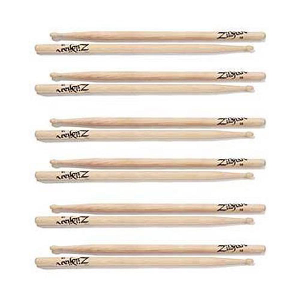 

Zildjian 5B Wood Natural Drumsticks, 6 Pair