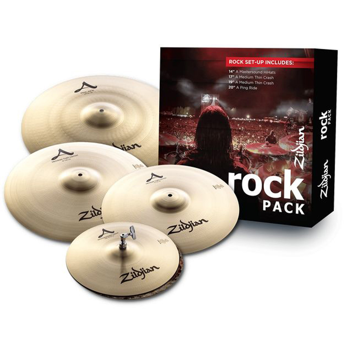 

Zildjian Rock Music Cymbal Pack