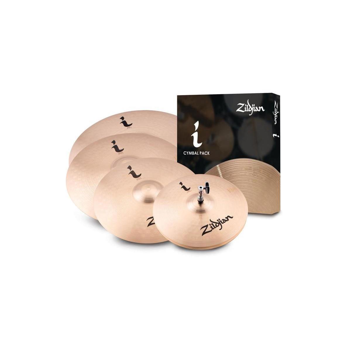 Zildjian I Pro Gig Cymbal Pack, 14" HiHats, 16-18" Crash and 20" Ride Cymbal -  ILHPRO