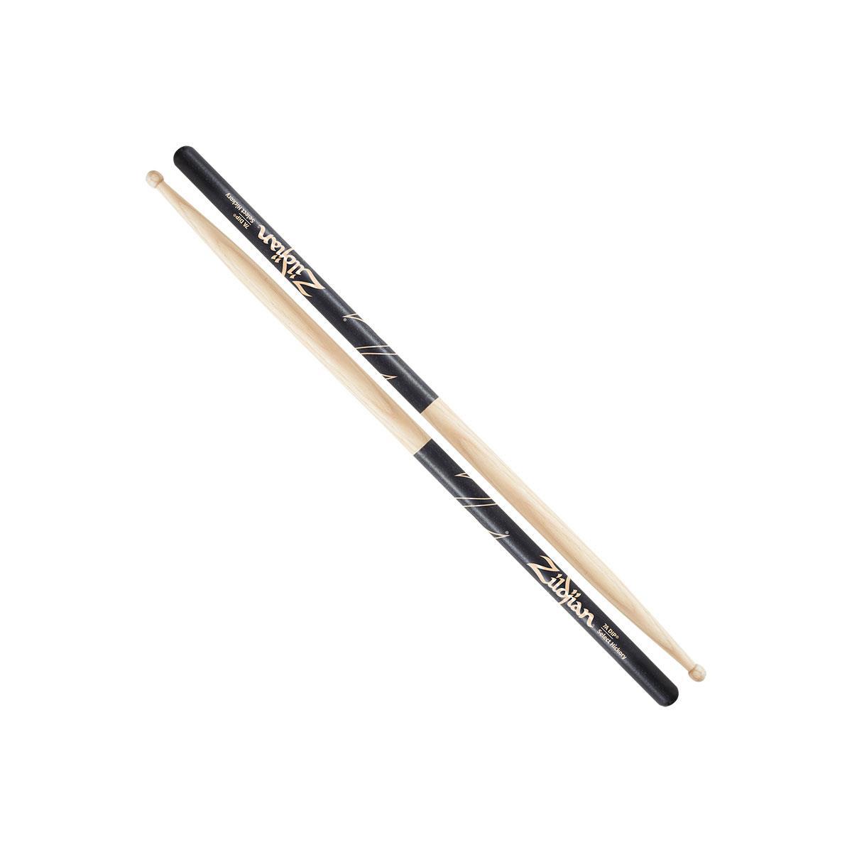 

Zildjian DIP Series 7A Wood Drumsticks, Pair, Black DIP