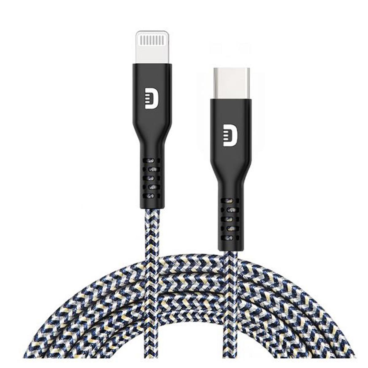 

Zendure 3.3' SuperCord USB-C to Lightning Cable, Black