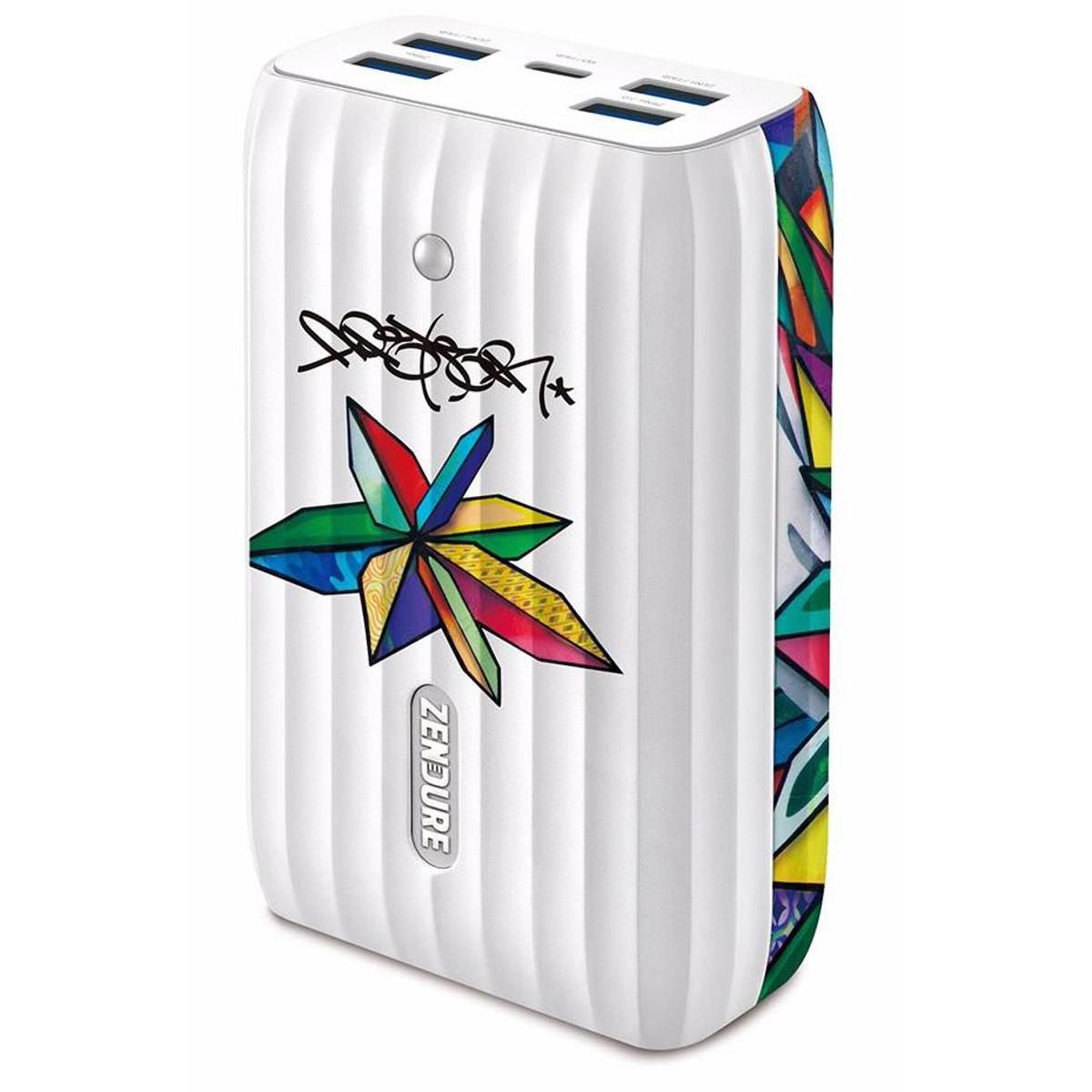 

Zendure X6 5-Year Anniversary Edition 20100 mAh Power Bank and USB Hub, White