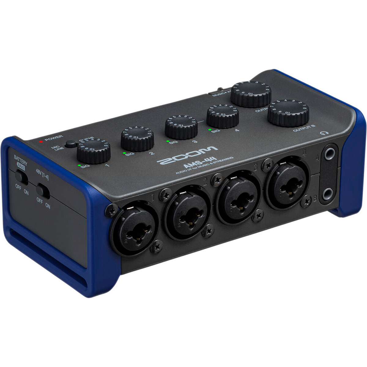 

Zoom AMS-44 4x4 USB Audio Interface for Music and Streaming