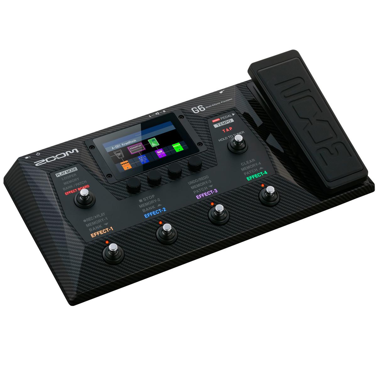 

Zoom G6 Multi-Effects Processor with FP02M Expression Pedal for Guitarist