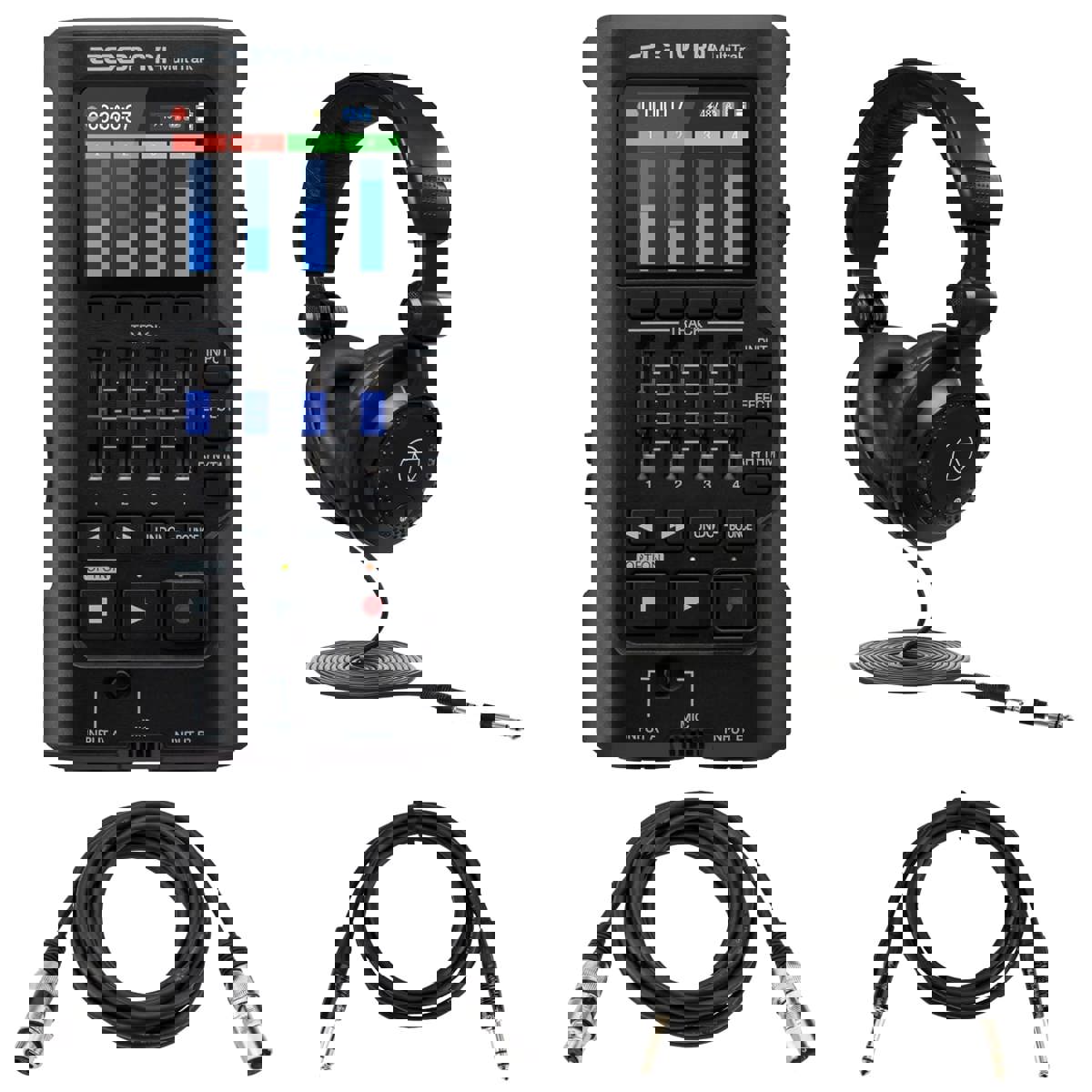 

Zoom R4 MultiTrak 32-Bit Float Handheld Recorder + Headphone & Cables