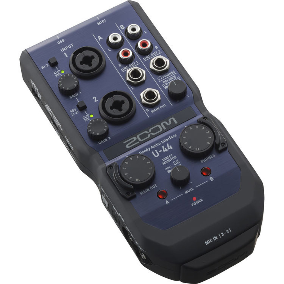 

Zoom U-44 4-In/4-Out Handy Audio Interface