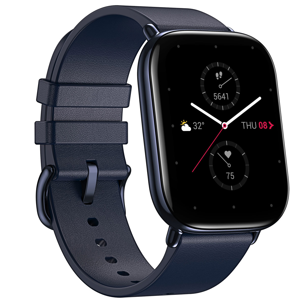 

Zepp 42mm E Square Stylish Smartwatch, Deep Sea Blue