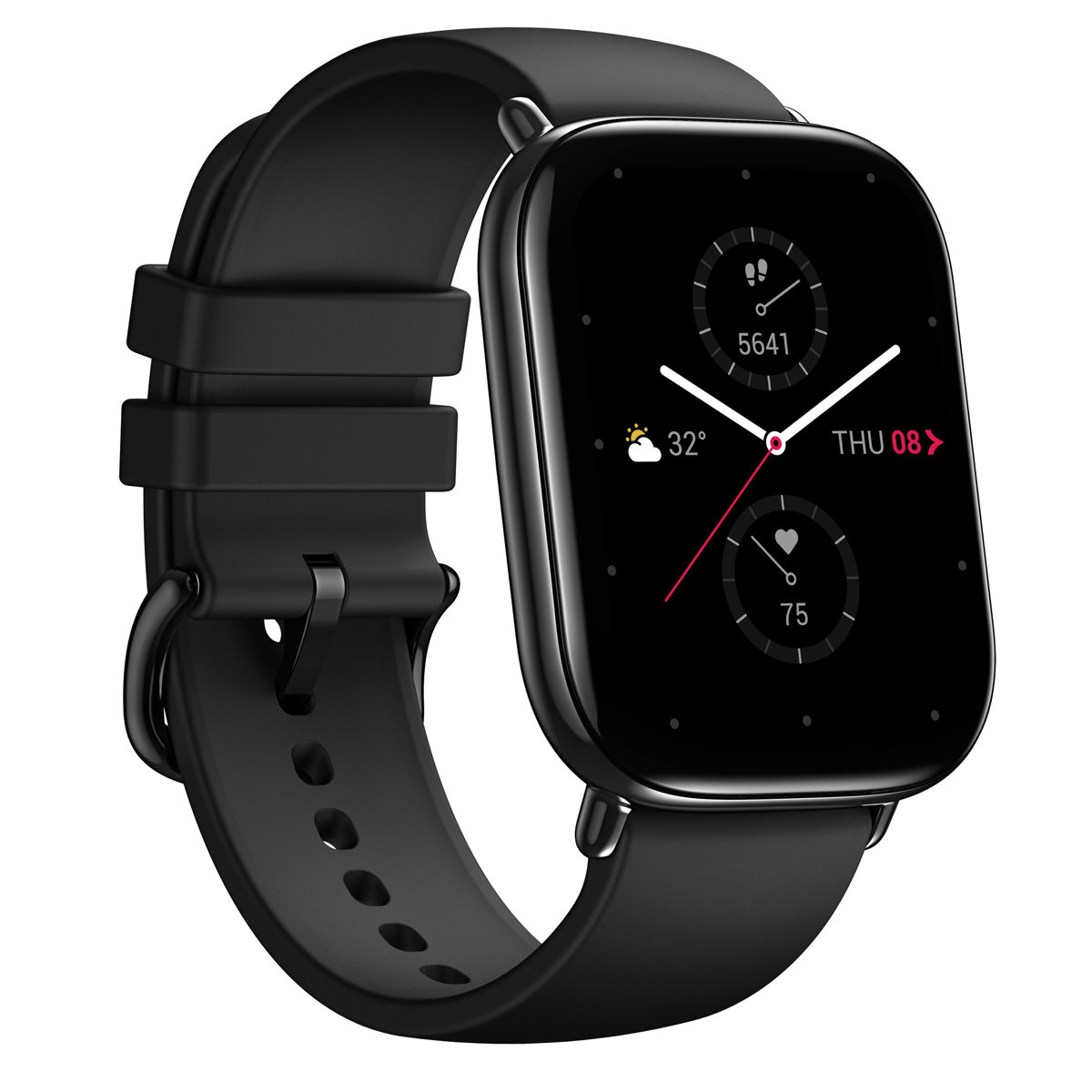 

Zepp 42mm E Square Stylish Smartwatch, Onyx Black