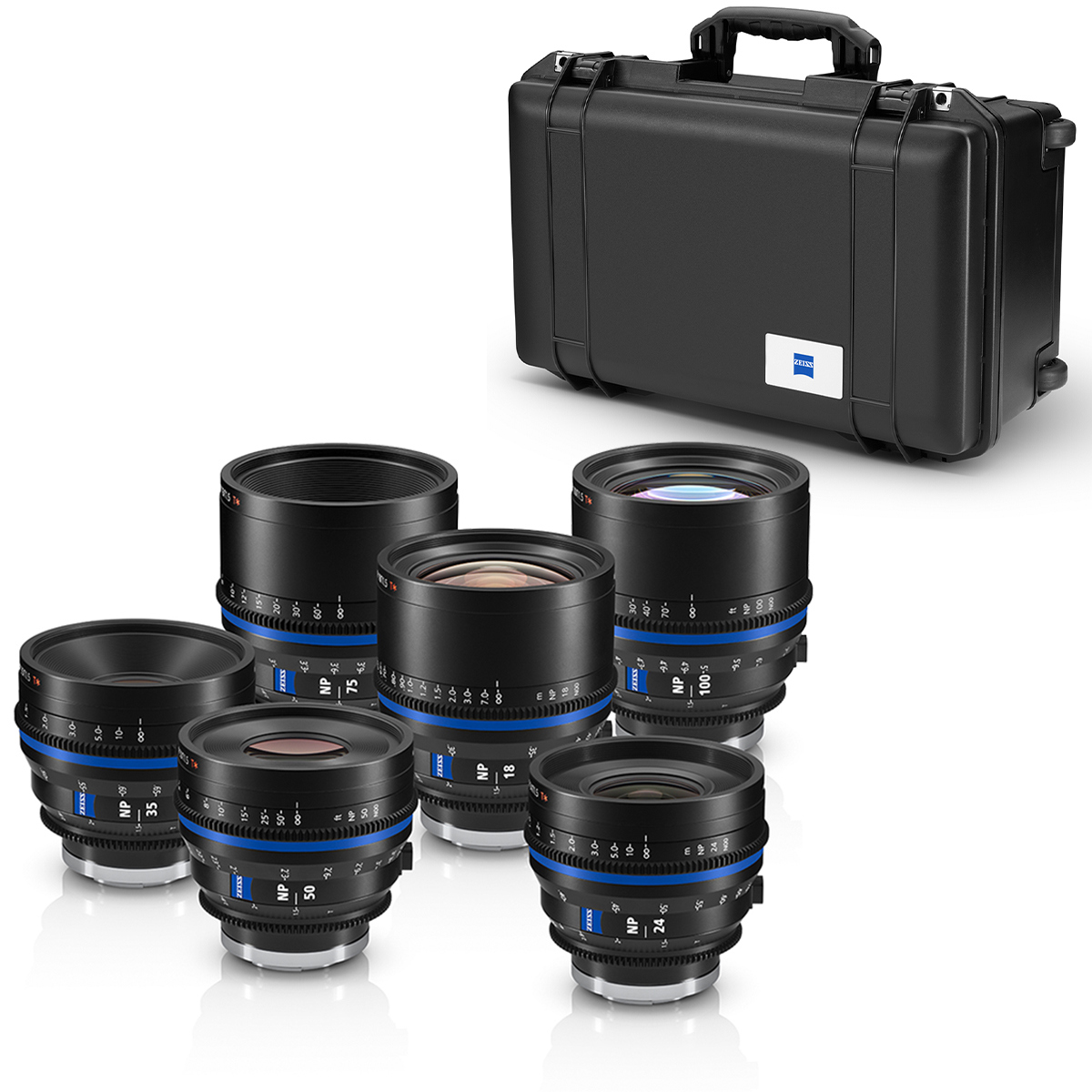 

Zeiss Nano T1.5 Prime Cinema 6-Lens Set for Sony E Meters