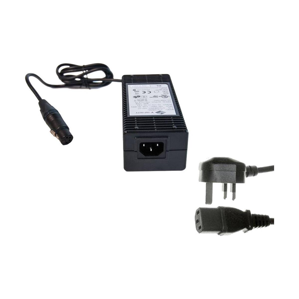 Image of Zylight Universal AC Adapter for F8 LED Fresnel with European Power Cord