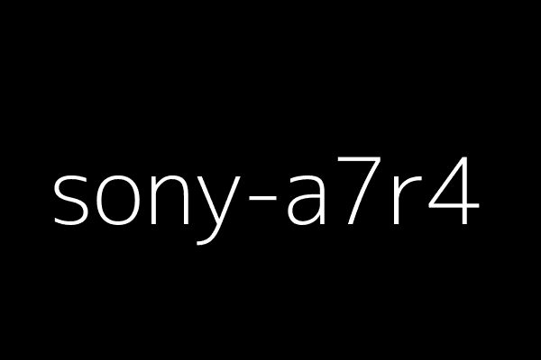 Sony Alpha a7R IV Mirrorless Camera